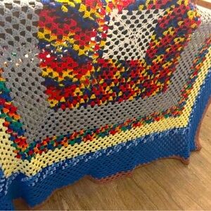 Colorful Crochet Blanket